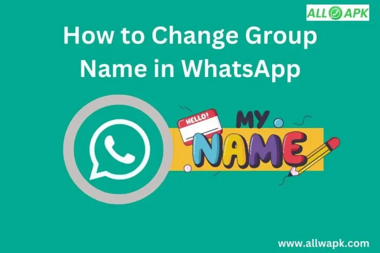 How to Change Group Name in WhatsApp